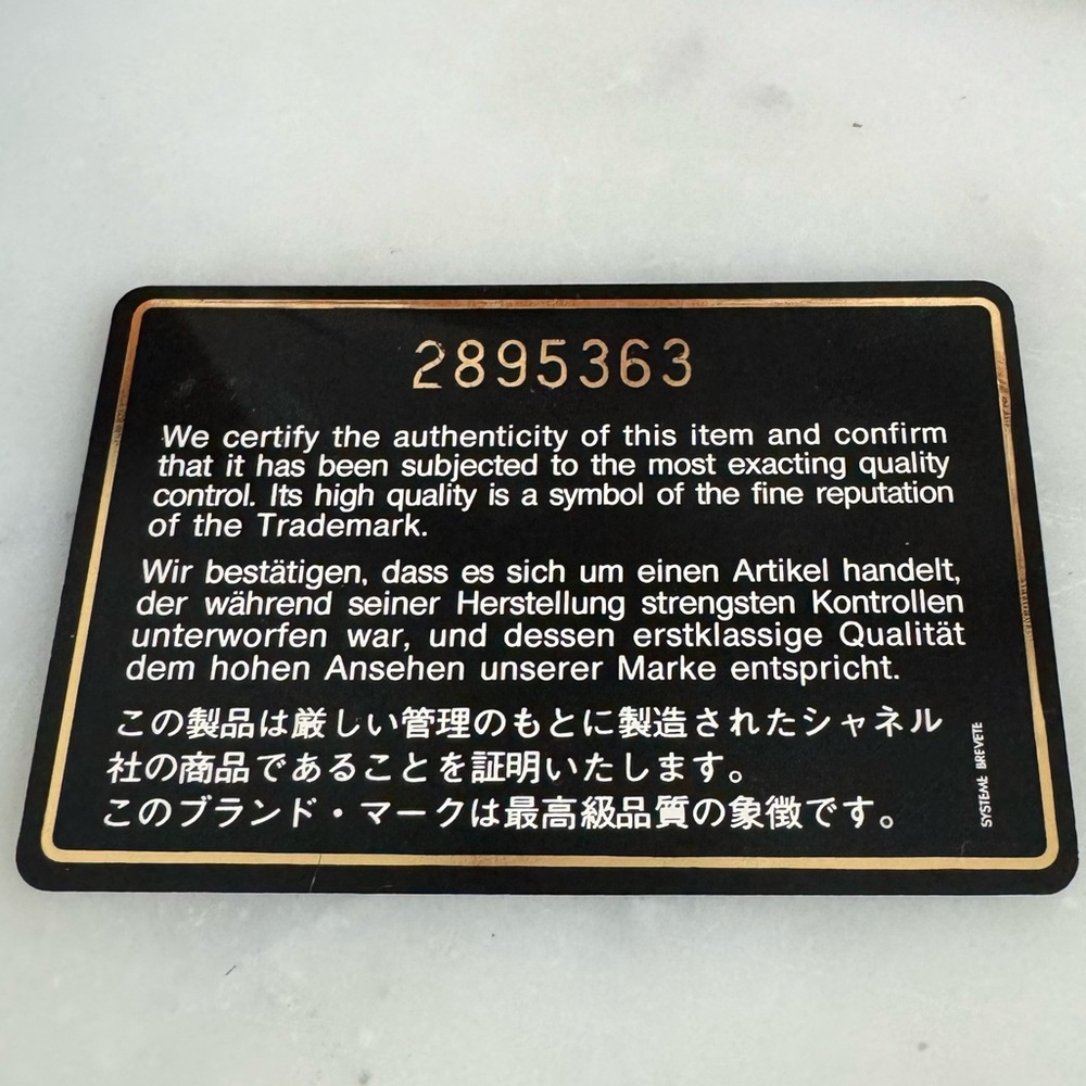 CHANEL RARE vintage 1991,6 CC bucket bag,auth. Card, box, dust bag. LARGE SIZE - Picture 5 of 16